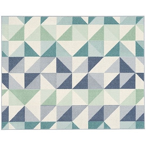 ラグ シーン 190×240cm ブルー