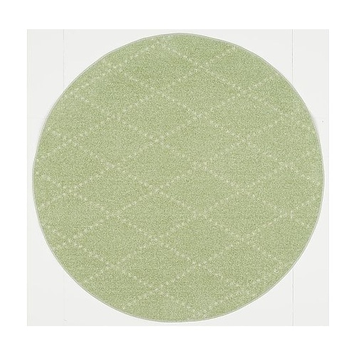 ラグ Mポント 150×150cm グリ