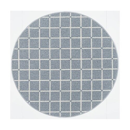 ラグ Mオセロ 150×150cm ブル