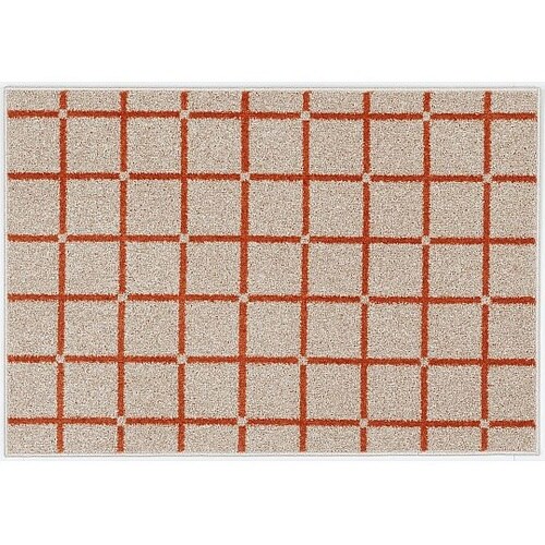 ラグ オセロ 90×130cm オレンジ