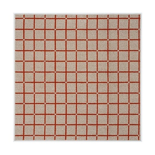 ラグ オセロ 185×185cm オレン