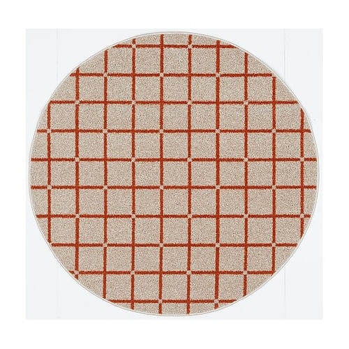 ラグ Mオセロ 150×150cm オレ