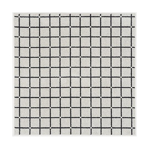 ラグ オセロ 185×185cm ホワイ