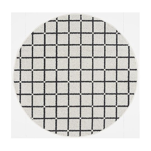 ラグ Mオセロ 150×150cm ホワ