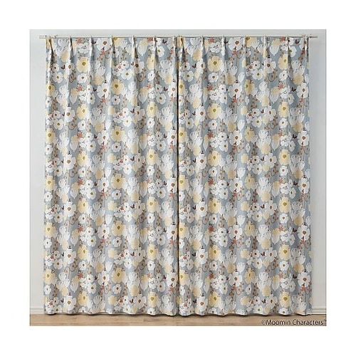 MOOMIN 遮光カーテン ライニーフラ