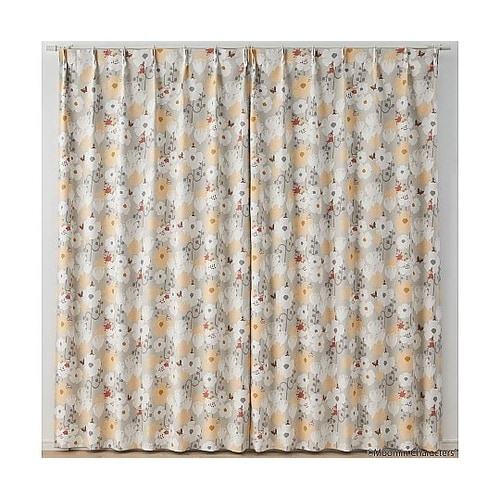 MOOMIN 遮光カーテン ライニーフラ