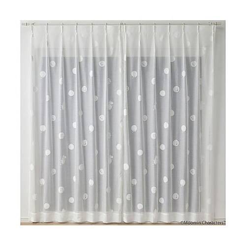 MOOMIN レースカーテン おしりドッ