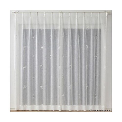 MOOMIN レースカーテン ニョロニョ