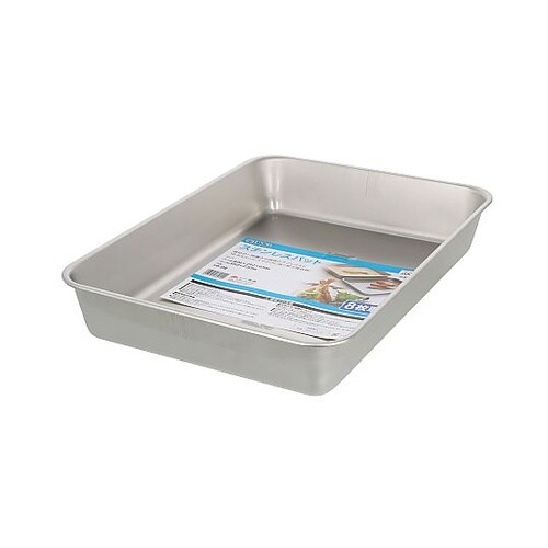 ステンレス角バット つや消し 8枚取