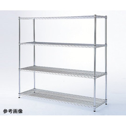 ワイヤーラック 4段 1212×457×