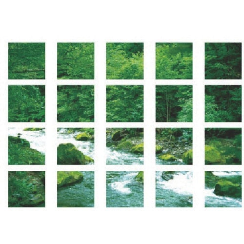 ユニット マルチシート 渓流 スコッチプリント 4