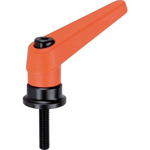 HALDER 位置調整付クランピングレバー オネジ