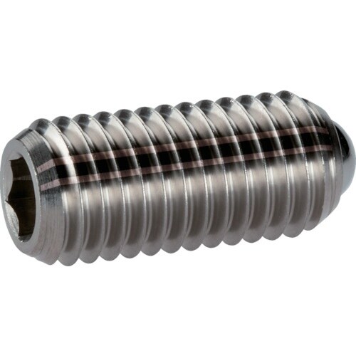 HALDER スプリングプランジャ ボール、六角穴