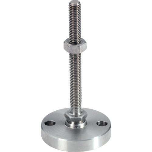 HALDER レべリングパッド 固定用穴付 ステン