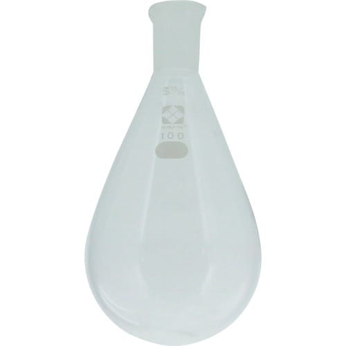 SIBATA 共通摺合なす形フラスコ 15/25