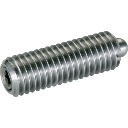 HALDER スプリングプランジャ 六角穴、シール