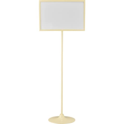 緑十字 サインスタンド アイボリー 両面白無地 S