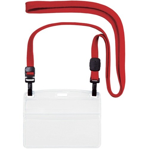 OP 吊り下げ名札 ダブルフック式 ヨコ名刺 1枚