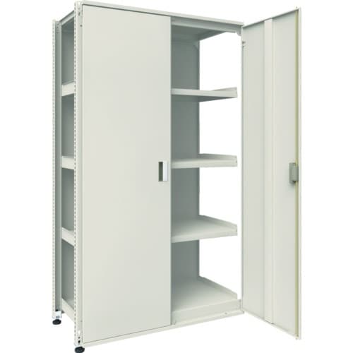 TRUSCO M3型ユニット中量棚 両開き扉・背パ