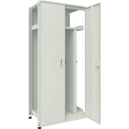 TRUSCO M3型ユニット中量棚 両開き扉・背パ