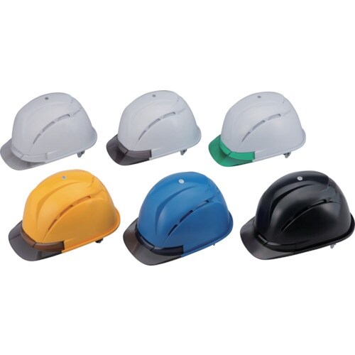 トーヨーセーフティ 通気孔付きヘルメット ひさし: