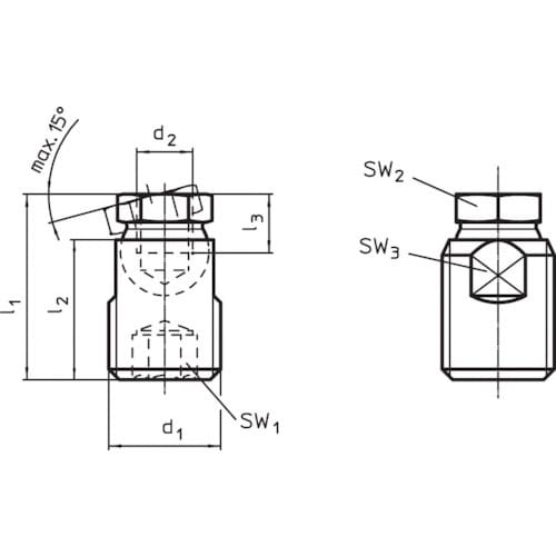HALDER ハンドクランク DIN469ストレー