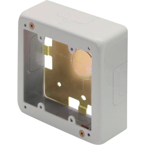 マサル メタルモール付属品 2個用スイッチボックス