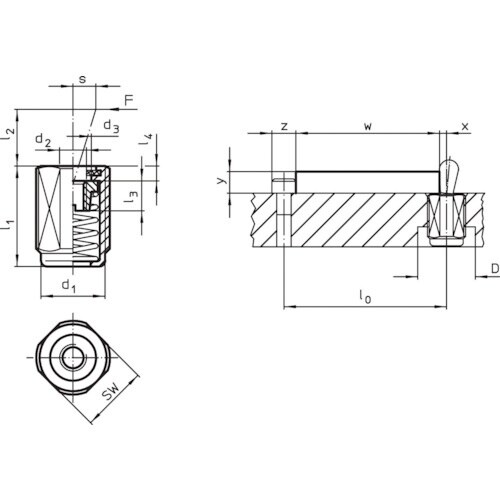 HALDER 揺動パッド 硬質合金インサート セレ