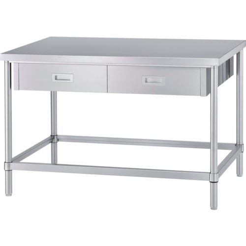 シンコー ステンレス作業台両面引出付(四方枠タイプ