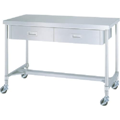 シンコー ステンレス(SUS430)作業台片面引出