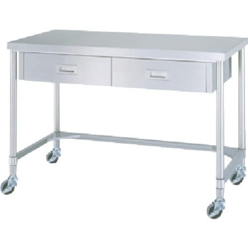 シンコー ステンレス(SUS304)作業台片面引出