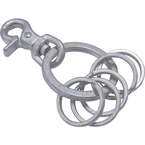 ニッサチェイン キーホルダー5連A ホワイト