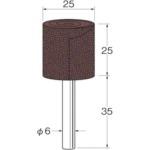 リューター ロールサンダー外径(mm):25粒度(