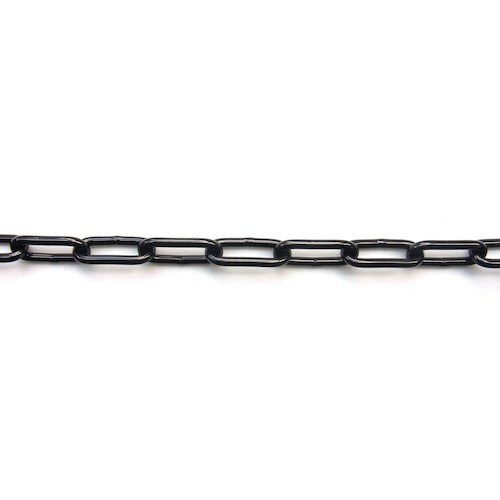ニッサチェイン 鉄カラーヘビーリンク 30m巻 黒