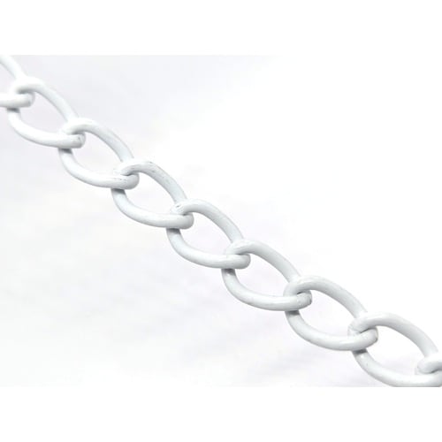 ニッサチェイン 鉄カラーマンテル 15m巻 白