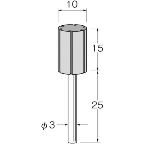 リューター キャップ型ラバーホルダー(平先)