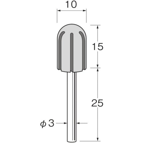 リューター キャップ型ラバーホルダー(丸先)
