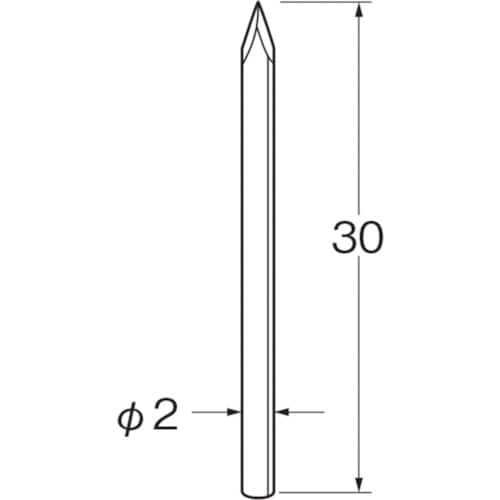 リューター 超硬ナイフ(タガネタイプ)