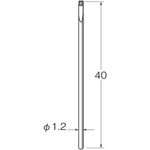 リューター 超硬タガネ彫刻用Q6071