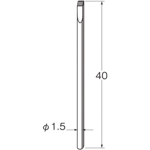 リューター 超硬タガネ彫刻用Q6072