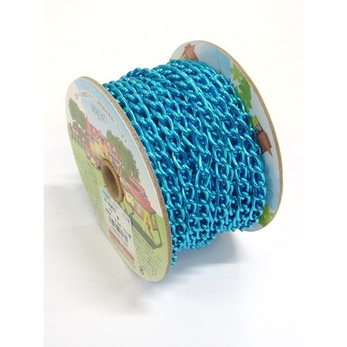 ニッサチェイン アルミマンテル 15m巻 青