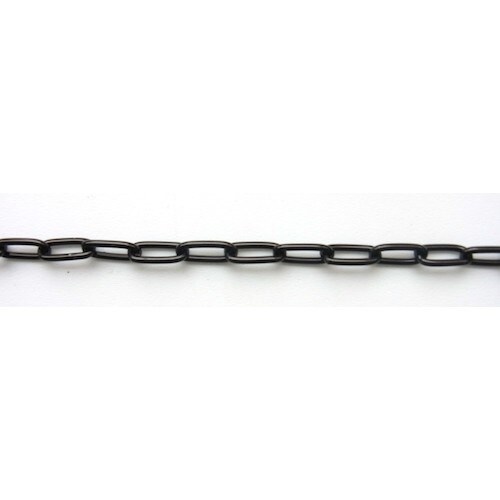 ニッサチェイン 鉄カラーリンクU 15m巻 黒