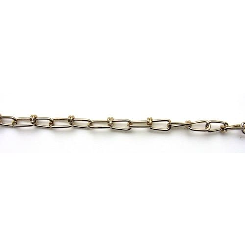 ニッサチェイン 鉄カラービクター 30m巻 金