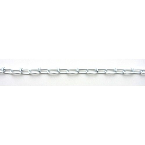 ニッサチェイン 鉄カラービクター 15m巻 白