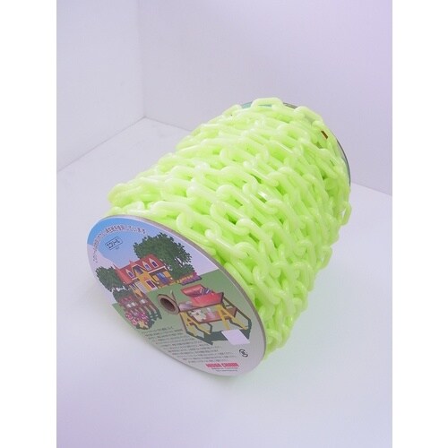 ニッサチェイン 蛍光プラカラー 30m巻 黄