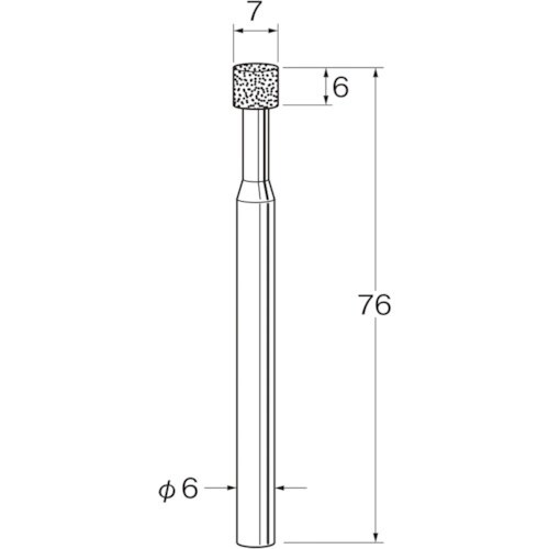 リューター 機械研削用レジンボンド軸付ボラゾン砥石