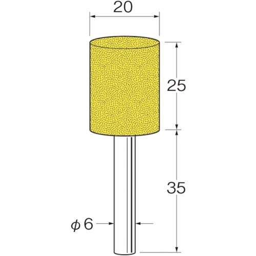 リューター 軸付セラミックゴム砥石(金属研磨用)外