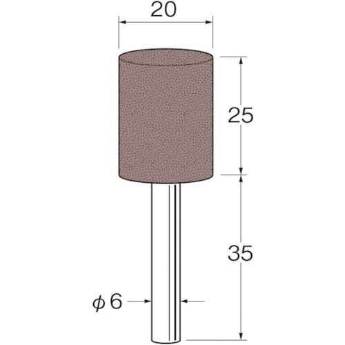 リューター 軸付ラビン砥石(一般用)R4611粒度