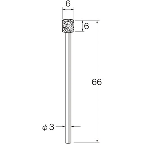 リューター 機械研削用レジンボンド軸付ボラゾン砥石