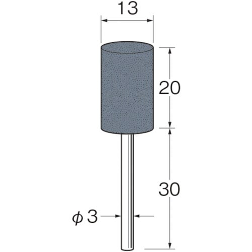 リューター 軸付セラミックゴム砥石(非金属研磨用)